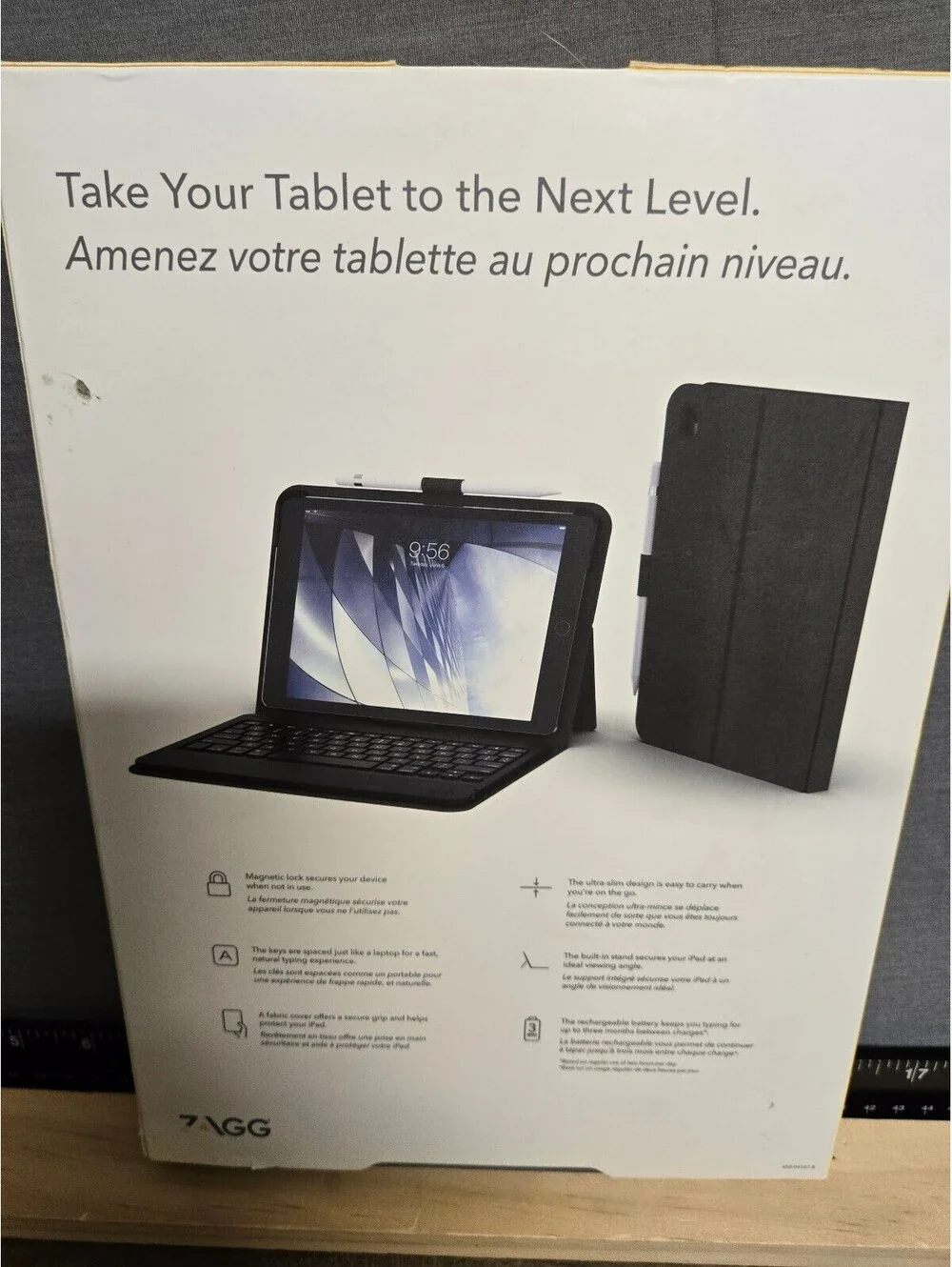ZAGG Messenger Folio Tablet Keyboard Case for 9.7-inch iPad